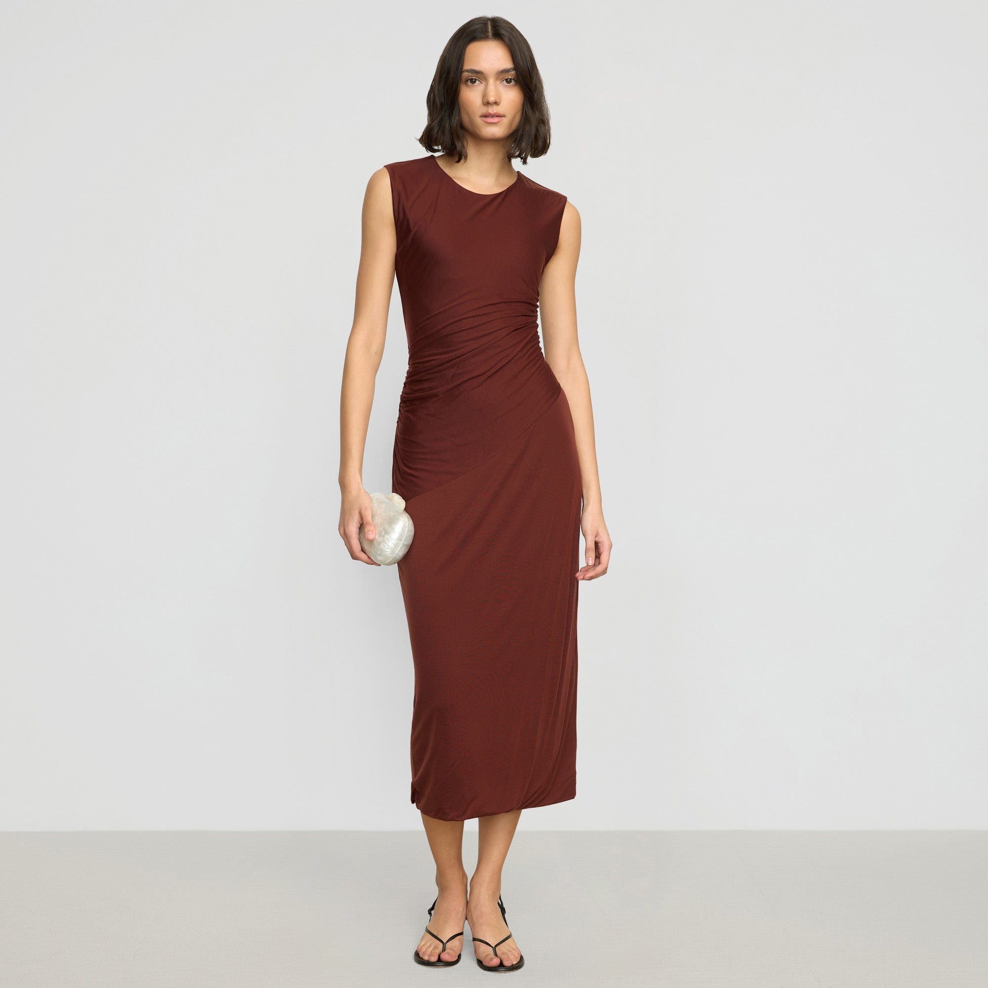 Rowena Twisted Tencel Jersey Dress