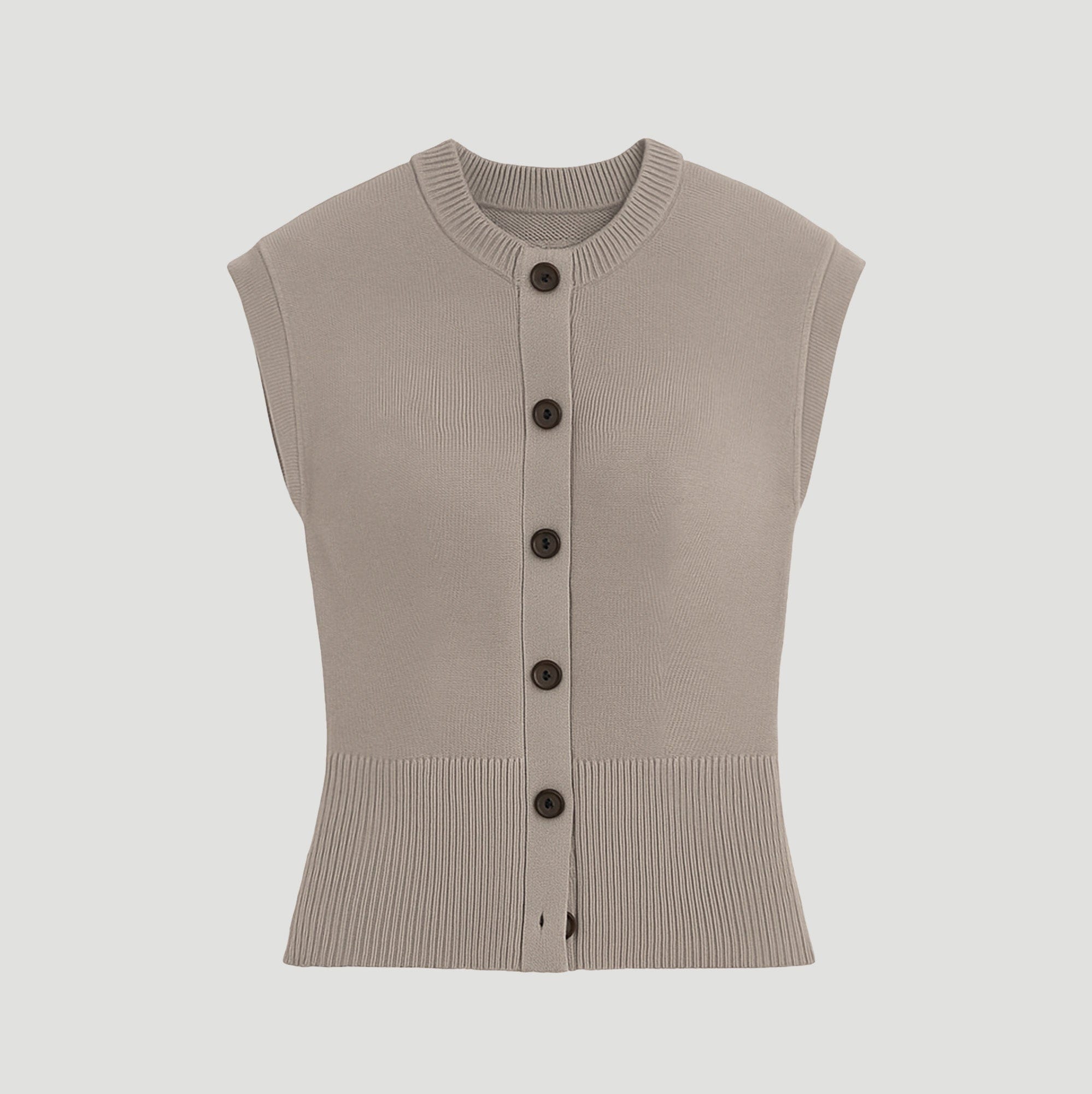 Solea Button Knit Vest